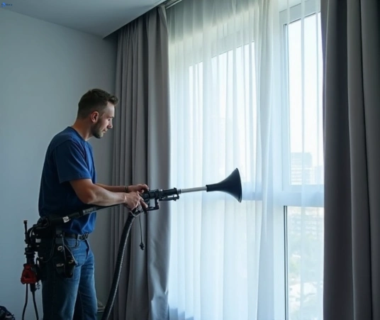 Professional drapes cleaning process tools Matty Curtain Cleaning petrie-terrace