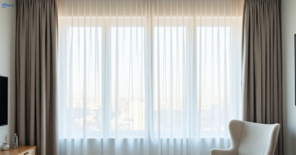 Restored vibrant drapes in petrie-terrace QLD after Matty Curtain Cleaning